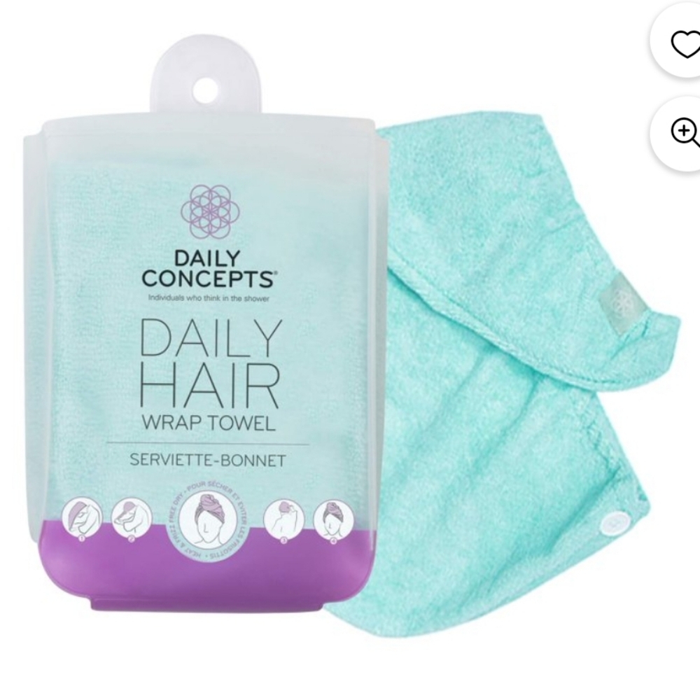 Daily Concepts Your Hair Towel Turquoise Wrap
